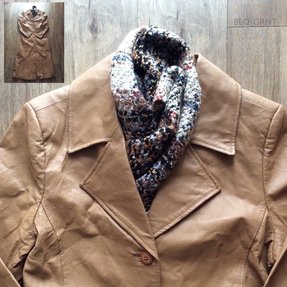 NWOT 100% Genuine Leather Maxi Coat - Picture 2 of 7