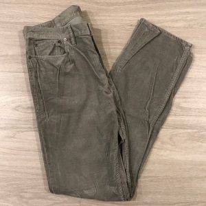 Polo Ralph Lauren Gray Corduroy Pants | Size 38T