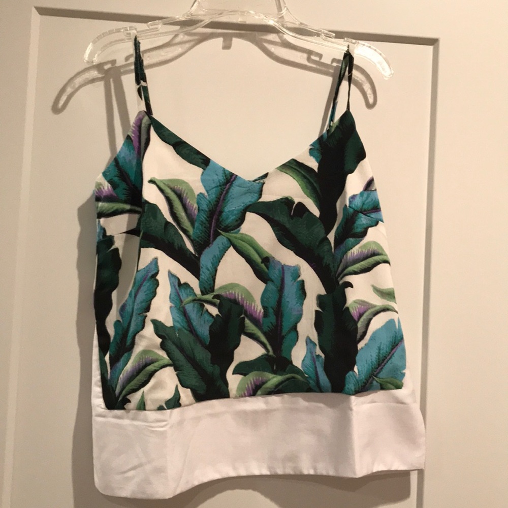 Banana Republic tropical blouse