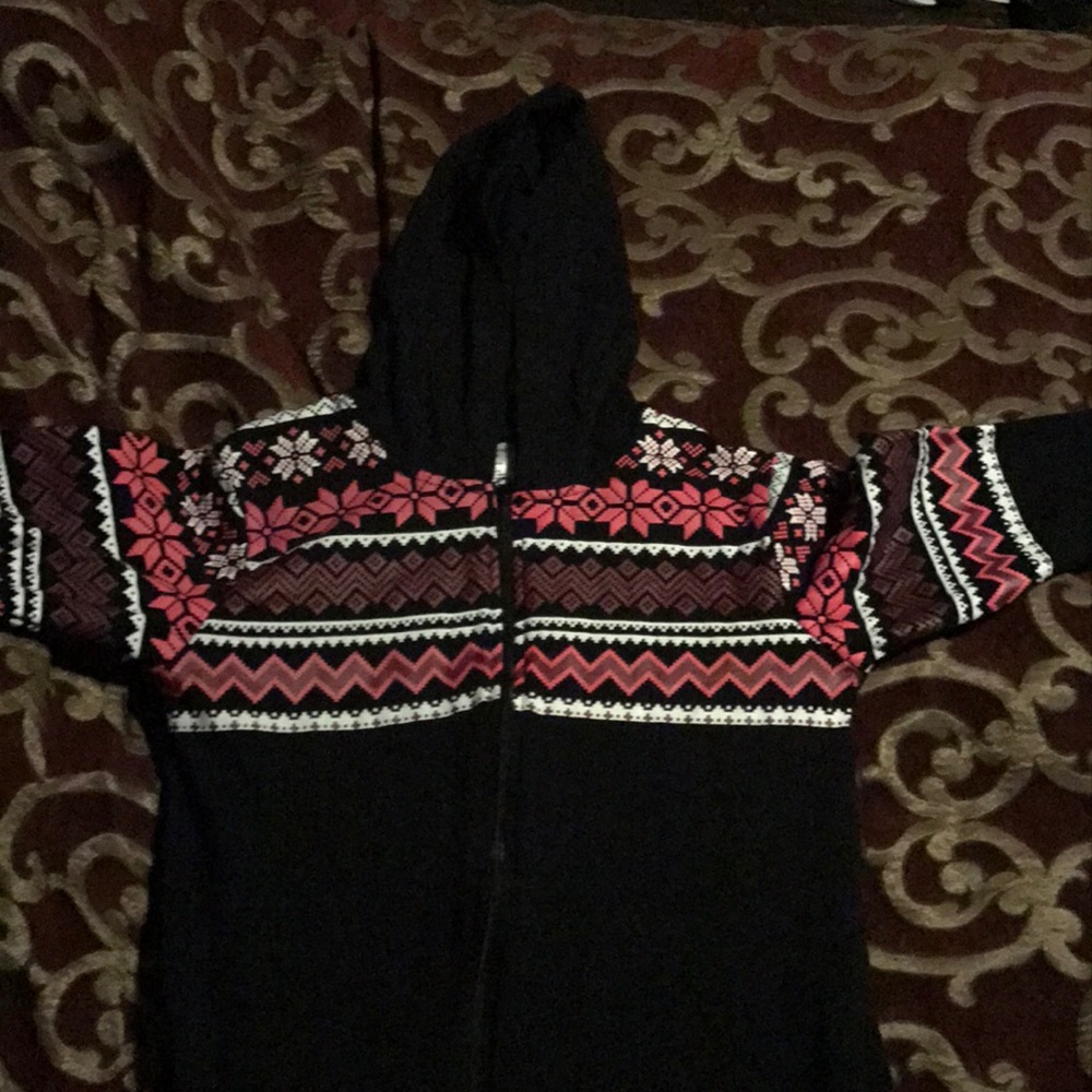 Women's full zip up onesie size medium