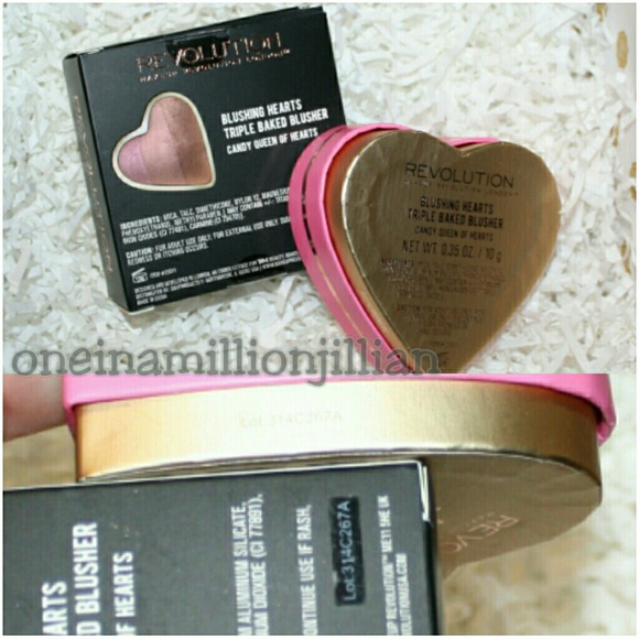 LAST 1! Makeup Revolution Blushing Hearts Blush - Picture 3 of 4