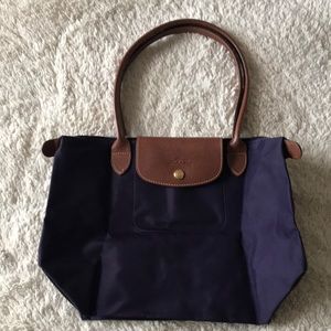 Small LongChamp Plum Bag