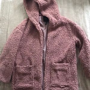 fuzzy faux fur jacket