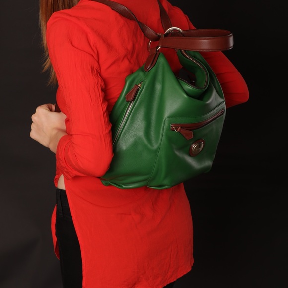 Green Luxury Italian Backpack main image 4