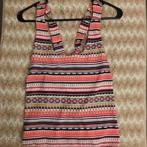 Tribal pattern colorful top