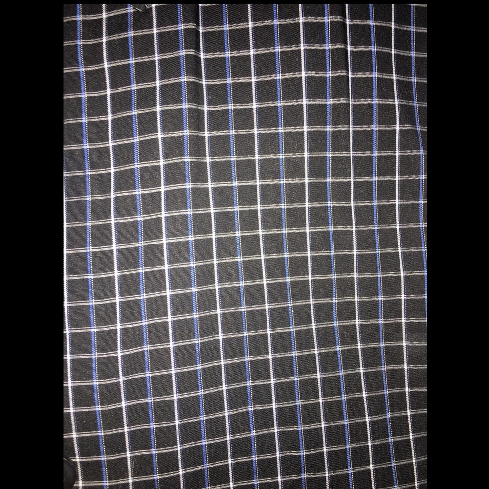 Murano Black Blue White Dress Shirt NWT - Picture 4 of 8