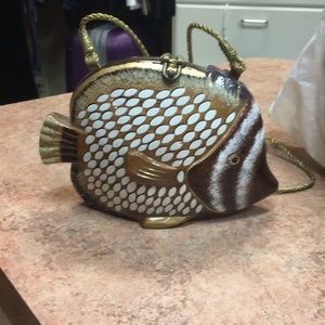 Timmy woods Fish purse. Great condition.