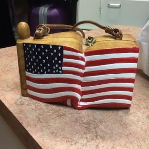 American flag Timmy woods purse