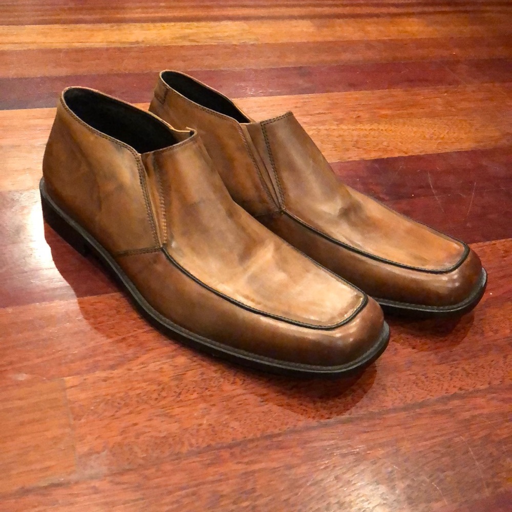 BACHRACH ALL LEATHER DRESS SHOE