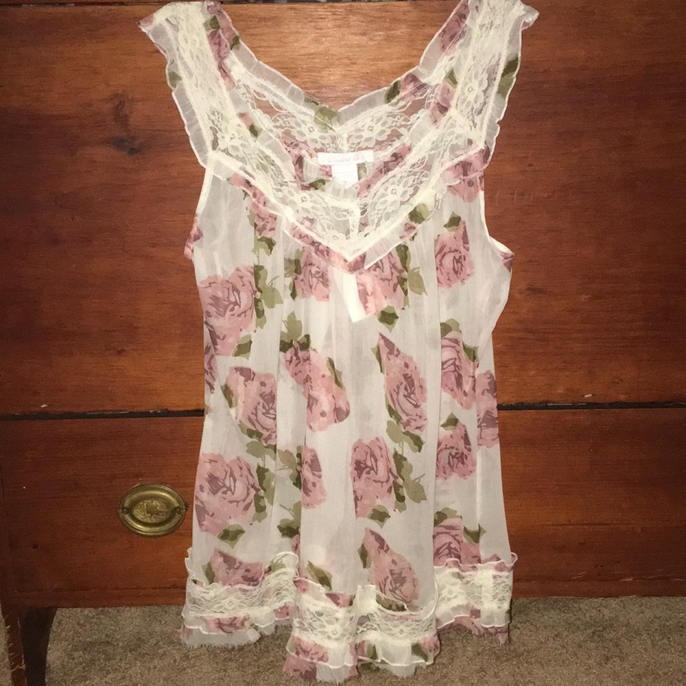 NWT Charlotte Russe Floral Blouse