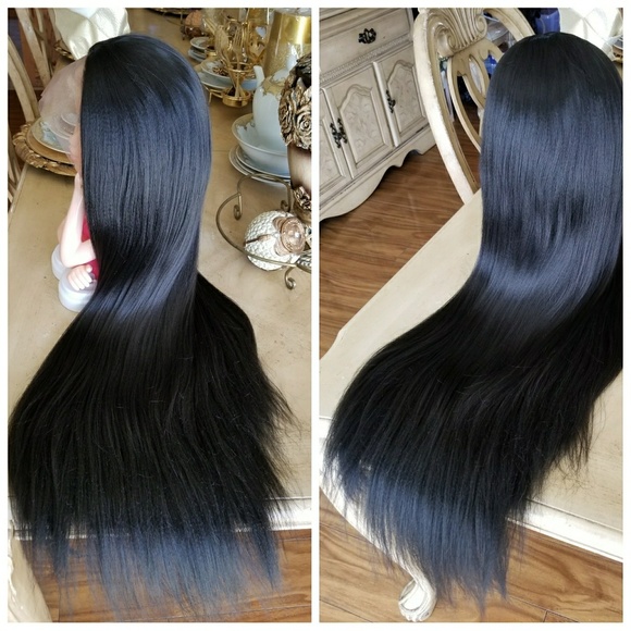 Black Yaki LaceFront Wig 26-30 inches