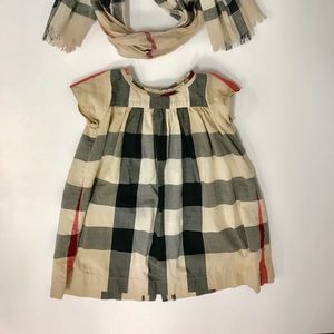 Burberry 18m Dress with scarf