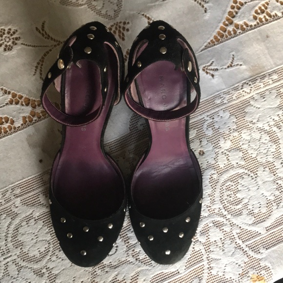 Marc by Marc Jacobs ankle strap wedges - Picture 2 of 3