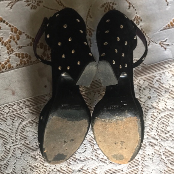 Marc by Marc Jacobs ankle strap wedges - Picture 3 of 3
