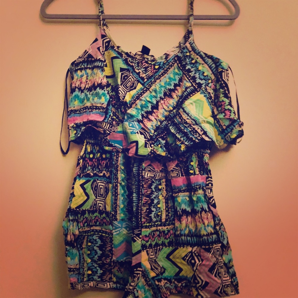 Multicolored Romper