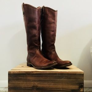 Frye Melissa Button Lug Tall
