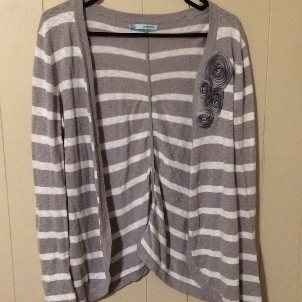 Maurice's Striped Cardigan