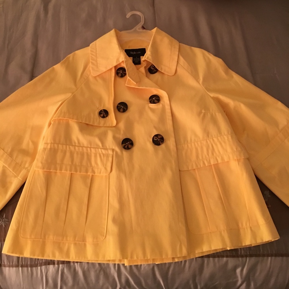 Yellow Trench Coat