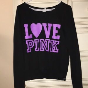 Love Pink drew neck