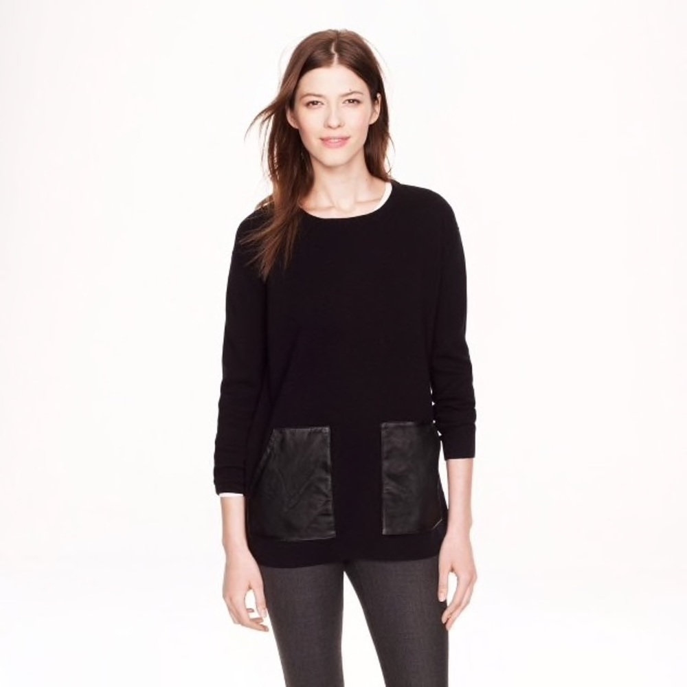 100% Merino Wool J. Crew Grey Crewneck Sweater