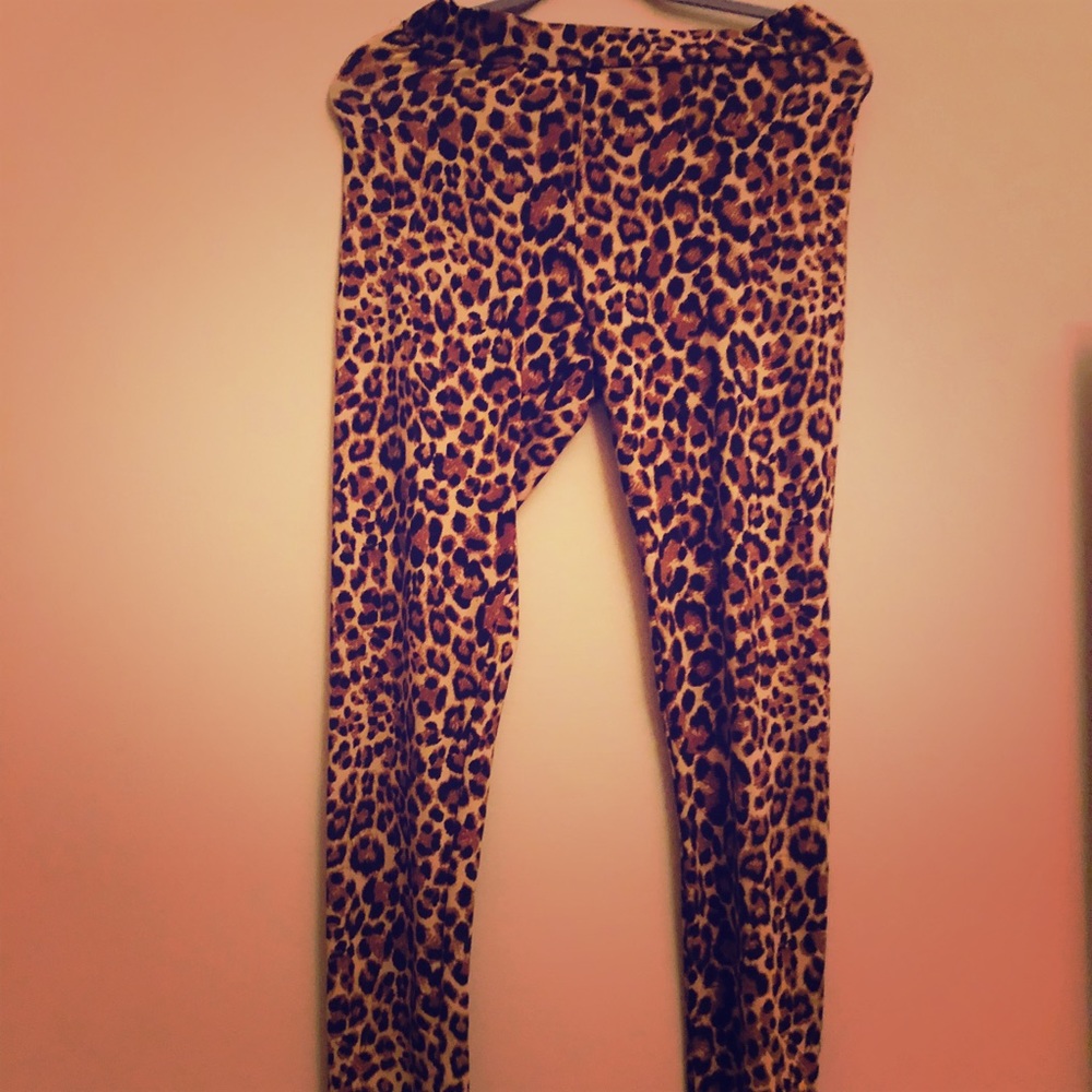 Cheeatah print pants