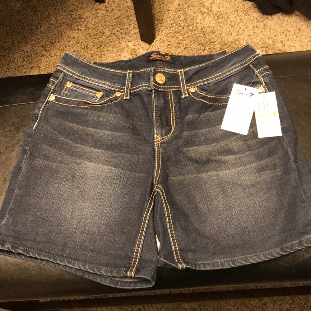Jean shorts seven7