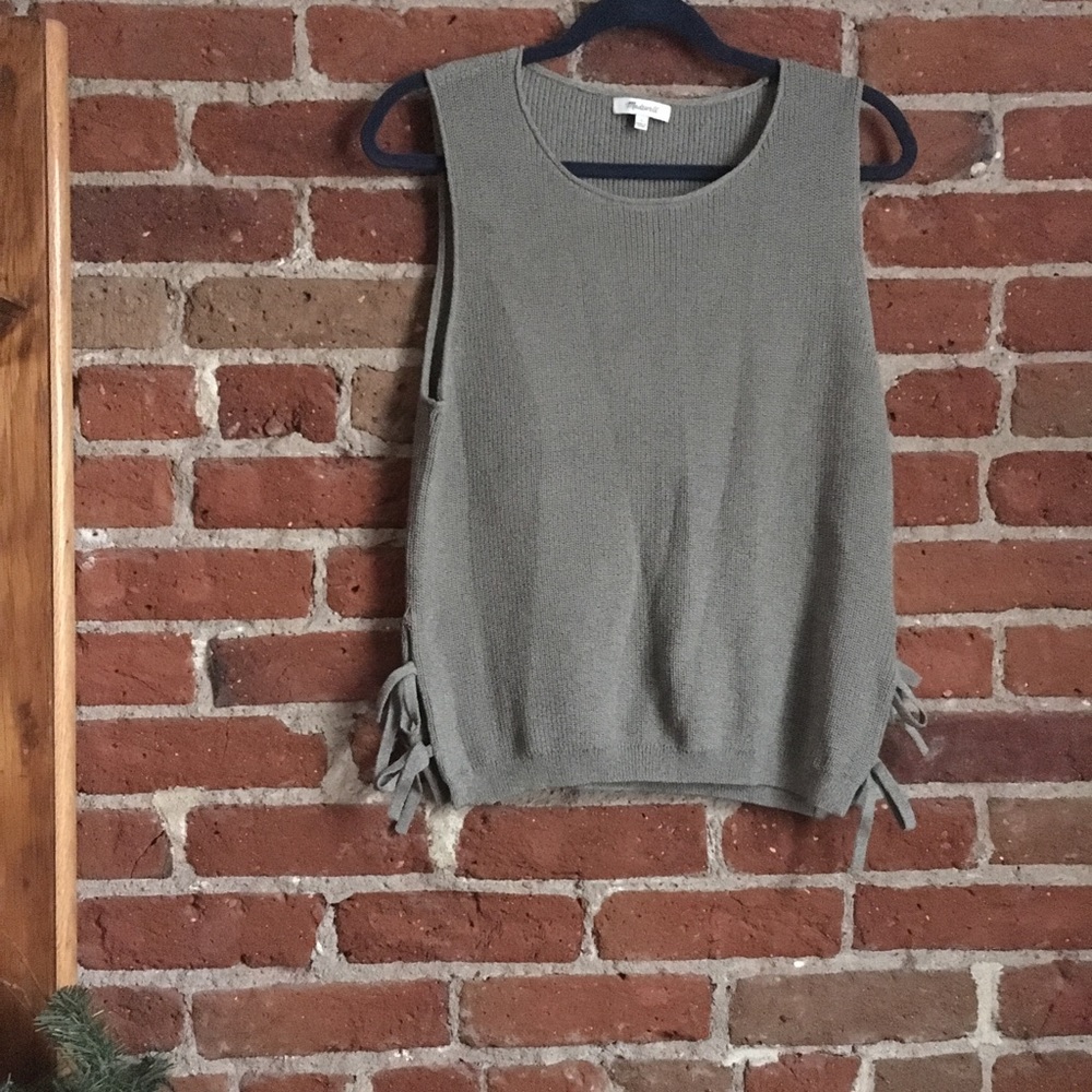 Madewell sleeveless sweater!