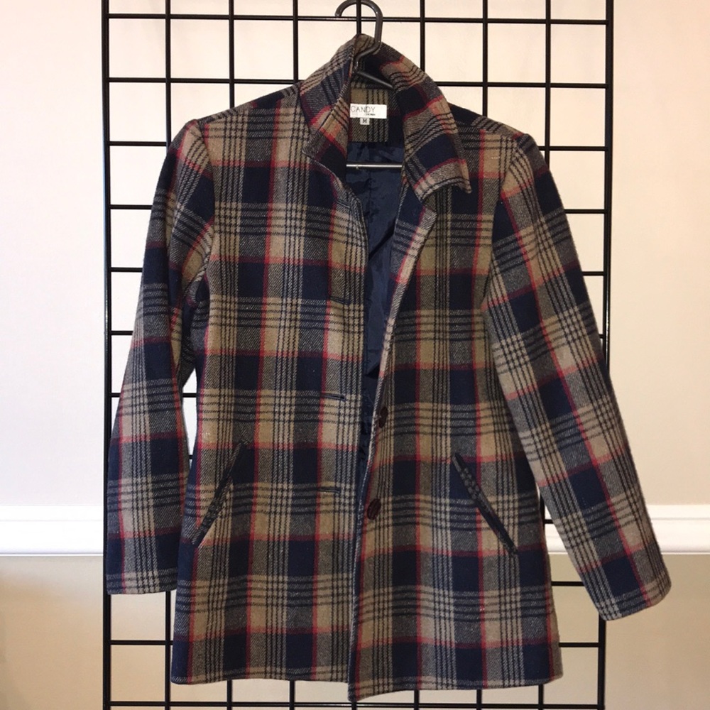 Plaid Blazer