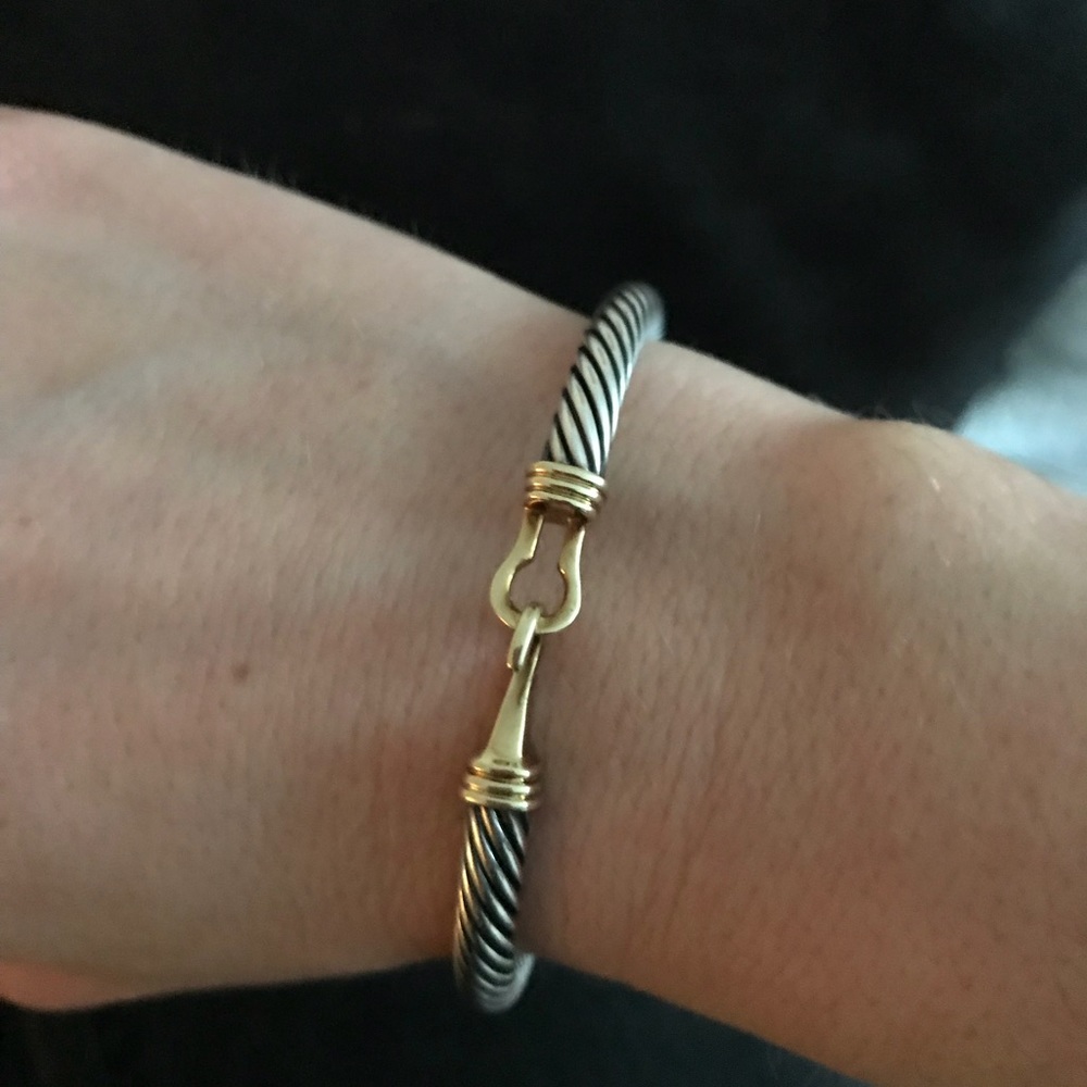 David Yurman cable buckle bracelet