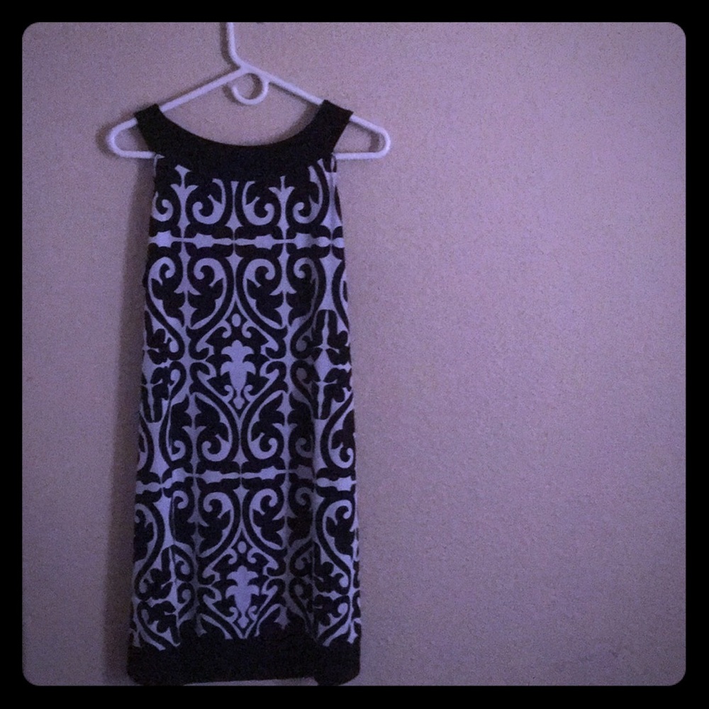 Black and white dress