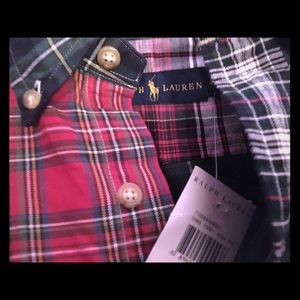 Men's Ralph Lauren party plaid tartan shirt