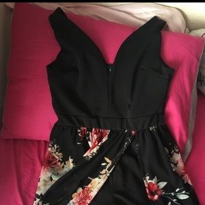 Black floral JumpSuit