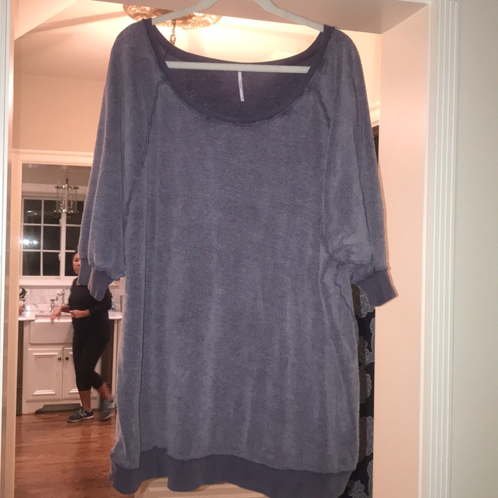 Free People “My Pullover” in Indigo
