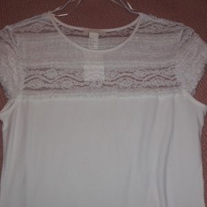 White Lace Shirt