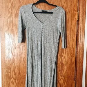 i Jeans Buffalo Grey & Black Split Tie Shirt