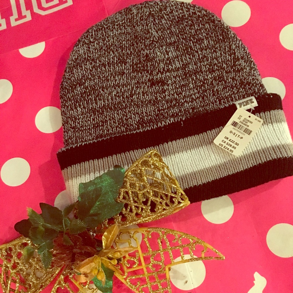 Victoria secret pink beanie
