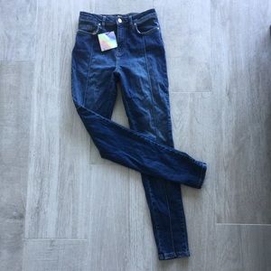 misguided star jeans (star on back)
