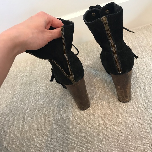 Black Steve Madden heeled boots - Picture 3 of 5