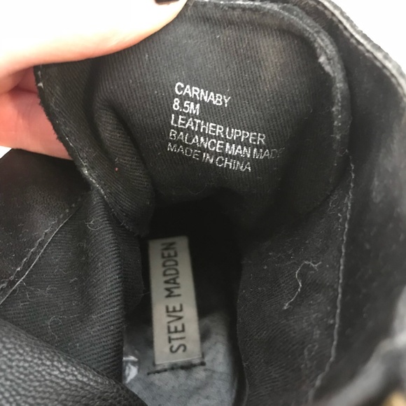 Black Steve Madden heeled boots - Picture 5 of 5