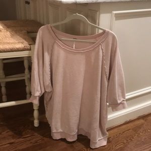 Free People “My Pullover” in Light pink