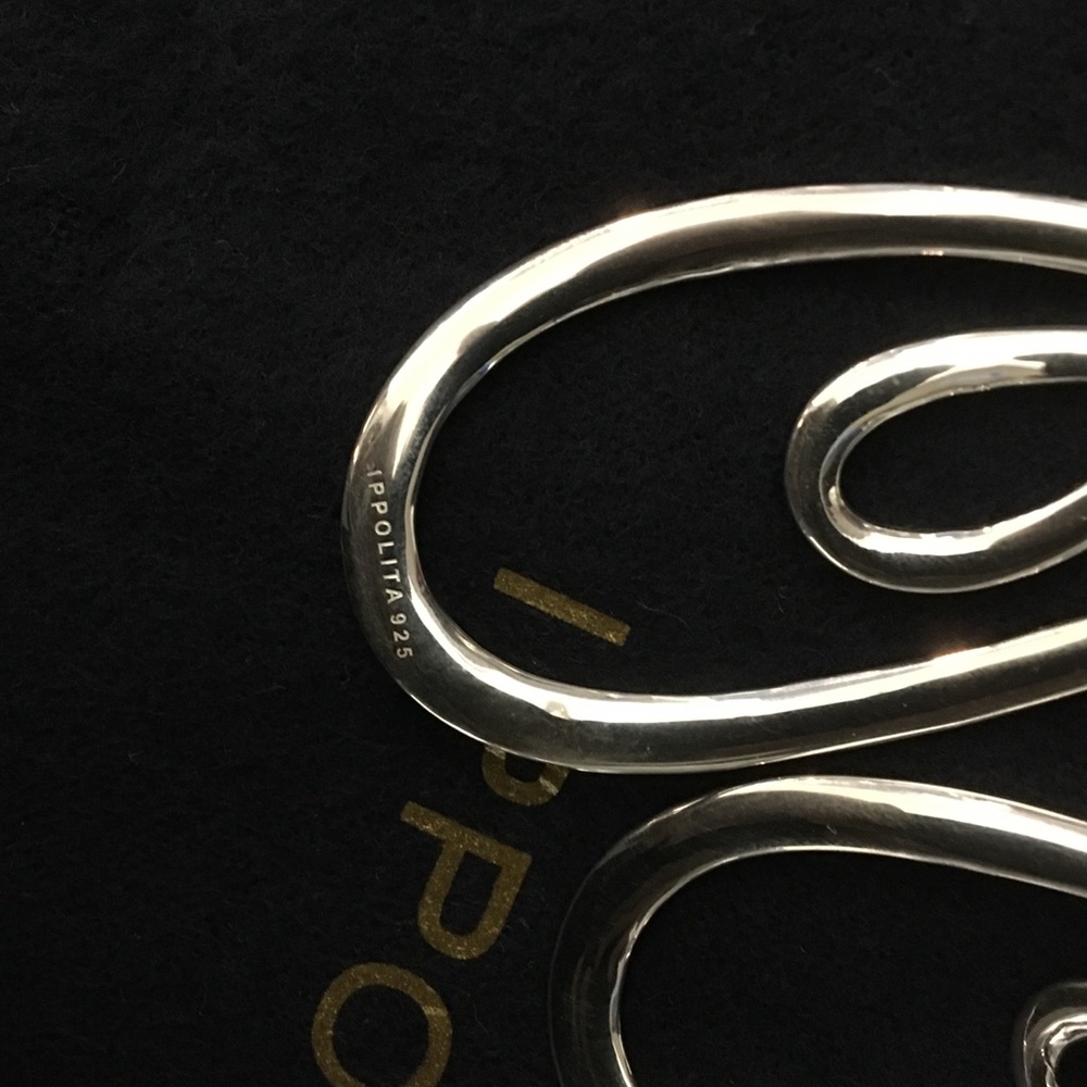 Ippolita sterling silver double oval earrings