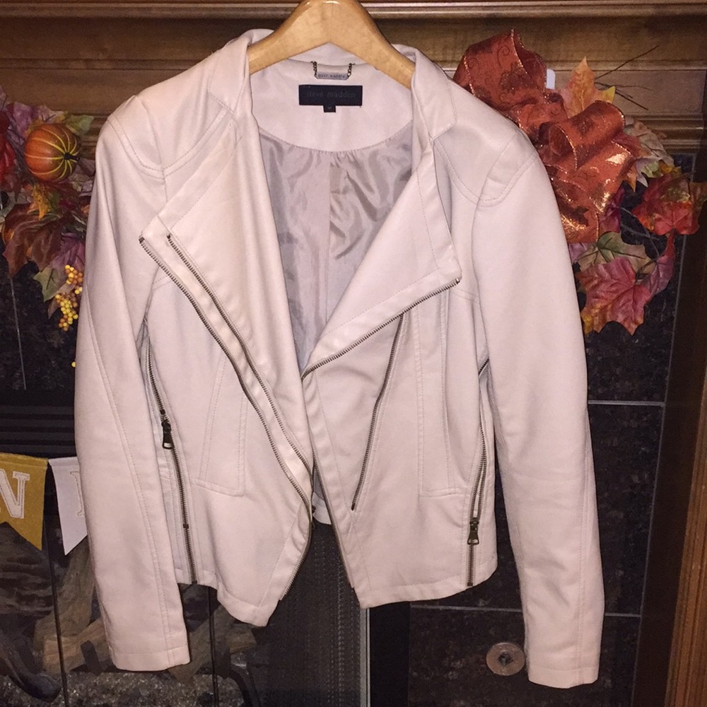 Steve Madden leather jacket size medium