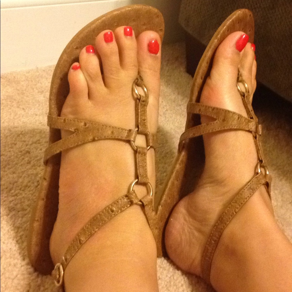 Brown sandals