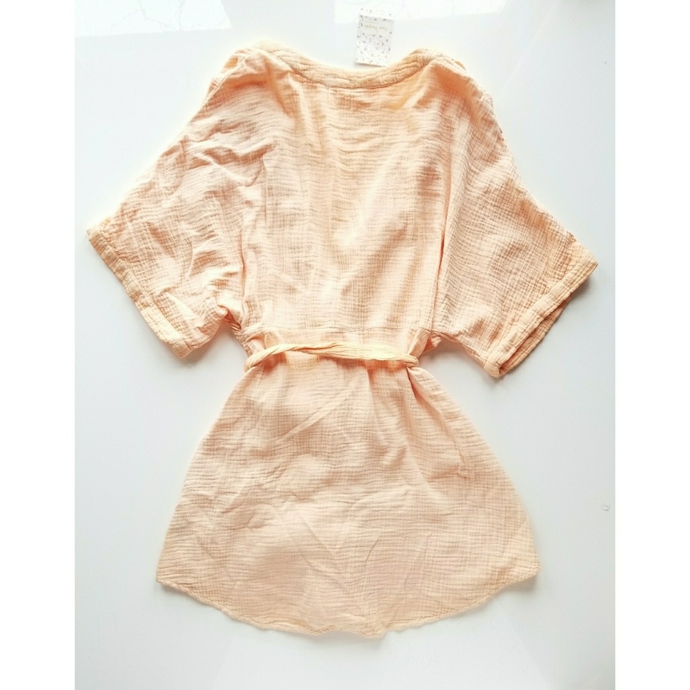 new Free People Wrap + Tie Kimono Sleeve Sun Dress - Picture 7 of 8