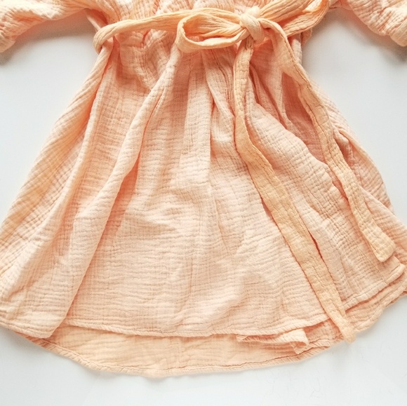 new Free People Wrap + Tie Kimono Sleeve Sun Dress - Picture 6 of 8