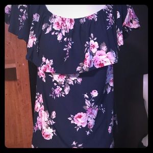 Eye Candy off or on shoulder blouse