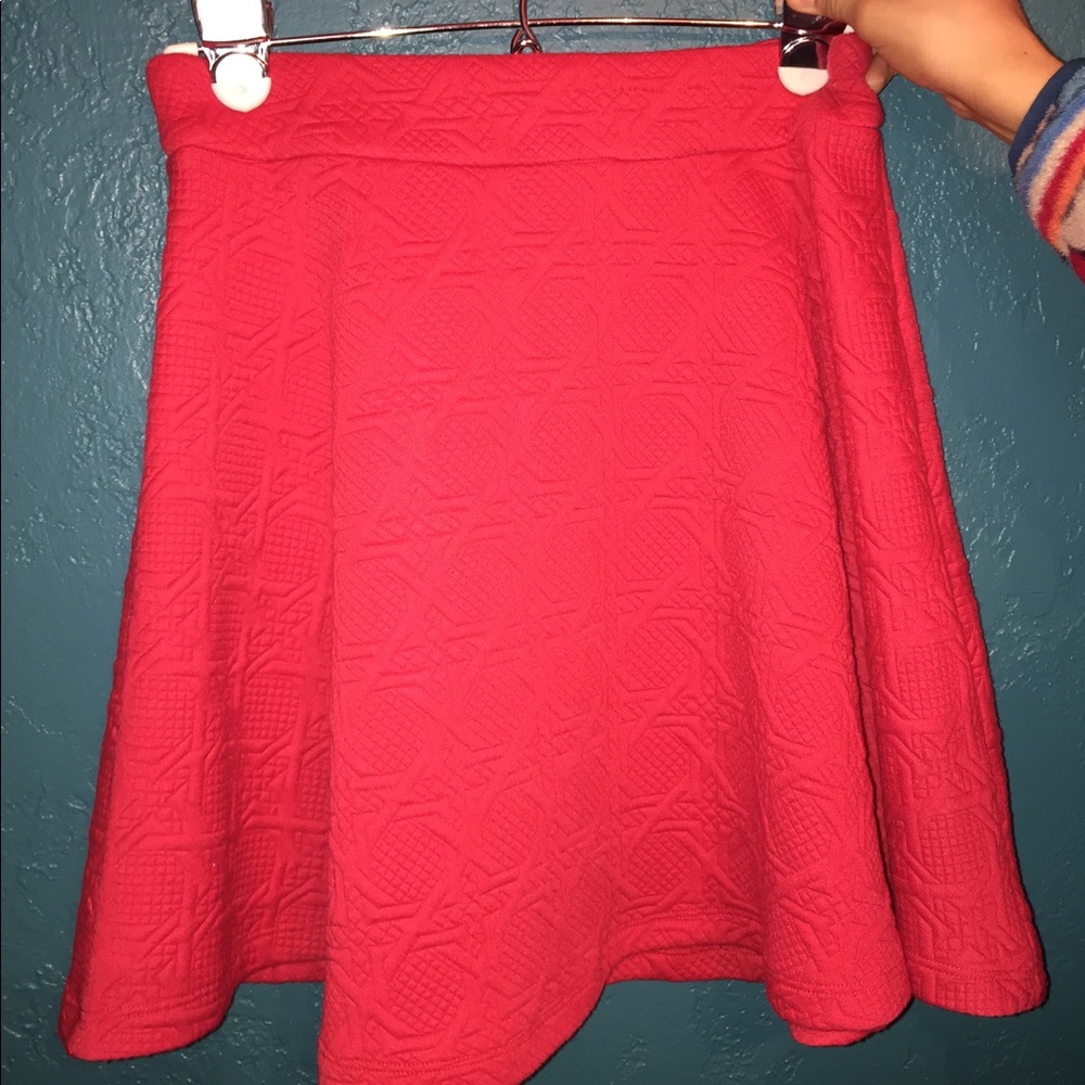 Red/Pink skater skirt