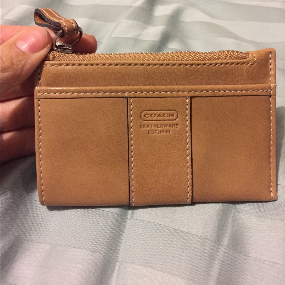 Coach leather wallet