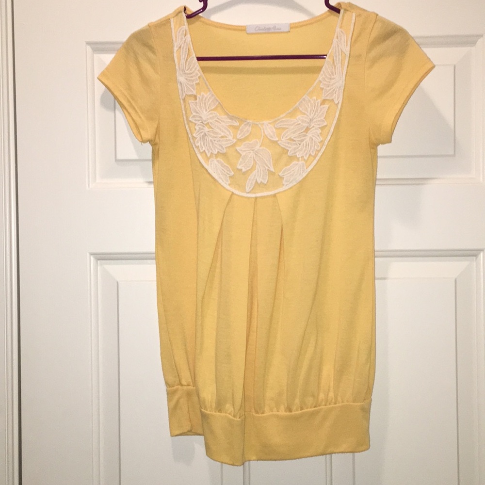 Charlotte Russe Yellow Top