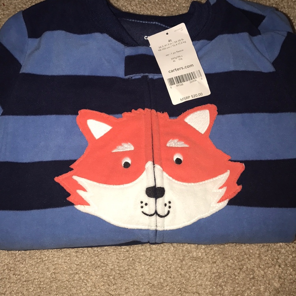 1 piece fleece pajama set